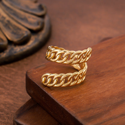 Niche, Minimalist, Adjustable Stainless Steel Ring