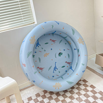 Vintage Striped Inflatable Swimming Pool