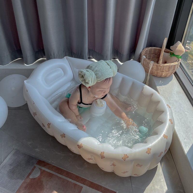 Baby Inflatable Bath Indoor Children Swimming Pool Home Bathtub