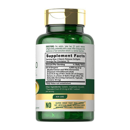 Health Care Products Oregano Oil Capsule Dietary Supplement Soft Capsules
